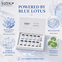 Kit de Sérums en Poudre Lyophilisée au Lotus Bleu Marque Blanche – Hydratant, Apaisant, Soin de la Barrière Cutanée, Essence Lyophilisée OEM ODM