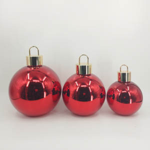 <span class=keywords><strong>Bolas</strong></span> de adornos navideños iluminadas de vidrio grande de gran tamaño transparente Bola de cristal grande con luces Led - Product Image 5