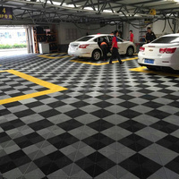 Baldosas de PVC Coloridas para Piso de Garaje, Interconectables, Rígidas, Modulares, Antideslizantes, Ecológicas y Resistentes al Desgaste para Autos
