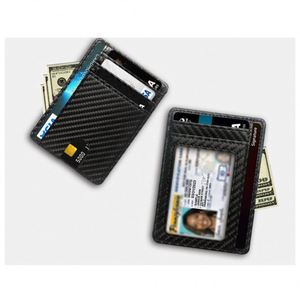 Custom Logo Slim <b>Wallet</b> Money Clip Business Id Credit Card <b>Holder</b> Rfid Blocking Pu Leather Card <b>Holder</b> - Product Image 1