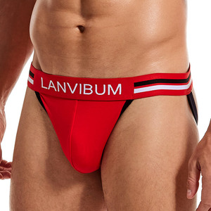 Sous-vêtements de sport pour hommes à double cordon |   Boxers en coton <span class=keywords><strong>taille</strong></span> moyenne <span class=keywords><strong>grande</strong></span> <span class=keywords><strong>taille</strong></span> sexy et respirants |   Tongs confortables et élégantes pour adultes - Product Image 3