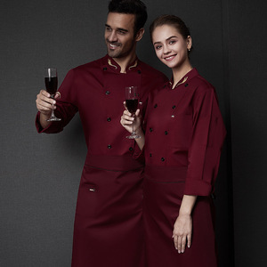 <span class=keywords><strong>Giacca</strong></span> <span class=keywords><strong>da</strong></span> Chef di Alta Qualità, Uniforme <span class=keywords><strong>da</strong></span> Cuoco per Hotel e Ristoranti, per Uomo e Donna - Product Image 5