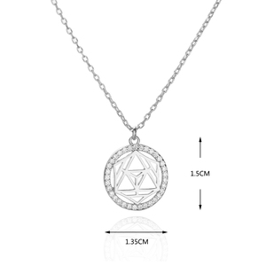 Talismán mágico de diseño para mujer, joyería de plata 925, collar delicado de moda, estrella de David de seis puntas, regalo para mujer - Product Image 4