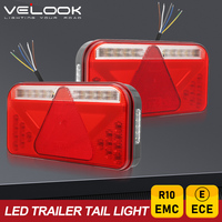 Luces Traseras LED para Remolque, Homologadas por ECE, Impermeables, para Remolque, Camioneta, Camión