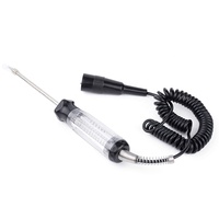 Comprobador de Voltaje y Continuidad de Alta Resistencia 6V-24V - Herramienta de Diagnóstico Profesional con Sonda Larga e Indicador Luminoso