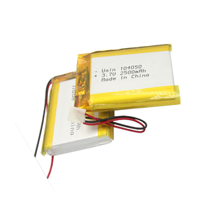 מפעל כיתה 104050 <span class=keywords><strong>2500mah</strong></span> <span class=keywords><strong>3.7v</strong></span> סוללת ליתיום פולימר נטענת פולימר נטענת עם מחבר - Product Image 1