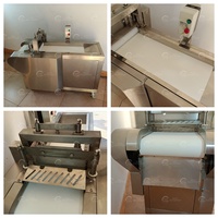Automatische gedroogde appel snijmachine, gedroogd fruit snijmachine, peperstrook snijmachine voor voedselverwerkingsbedrijven
