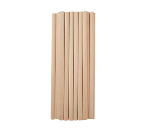 2023 small beech hardwood unfinished wooden stick wood dowel rod for diy cake decor macrame wall hanging wands mobile