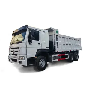 8x4 브랜드 새로운 Sinotruck Howo 팁 덤퍼 팁 트럭 중고 덤프 트럭 6x4