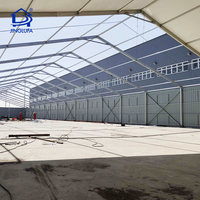 Tente à portée libre de 25x50m, grande tente pour événements sportifs en plein air, structure en aluminium, tente de réception à vendre