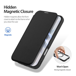 เคสโทรศัพท์แบบ all-inclusive สำหรับ iPhone 17/18 พร้อมฝาพับแม่เหล็ก ช่องใส่บัตร และเคสใส - Product Image 2