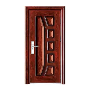 Main Entrance Front Security Steel Door Metal Door High Quality Exterior Steel Door For Sale