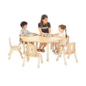 เฟอร์นิเจอร์ห้องเรียนอนุบาล ศูนย์ดูแลเด็ก โรงเรียนอนุบาลสมัยใหม่ เฟอร์นิเจอร์โรงเรียนมอนเตสซอรี่ เฟอร์นิเจอร์สำหรับเด็ก โต๊ะ เก้าอี้ - Product Image 2