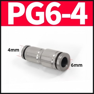 Conector Neumático Universal para Camiones de Alta Calidad, Conector Recto de Diámetro Reducido de Acero Inoxidable PG 304 - Product Image 4