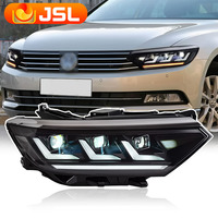 Feux de voiture pour VW Passat B8, projecteur de phare, lentille 2016-2018, signal dynamique, phare LED, feux de jour DRL, accessoire automobile