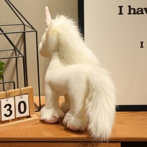 Unicorno Bianco dei Sogni, <span class=keywords><strong>Peluche</strong></span> Super Morbido con Imbottitura in Cotone PP, 40cm, Regalo per Bambini Unisex, Marca MEIWEN, Design Personalizzabile - Product Image 3