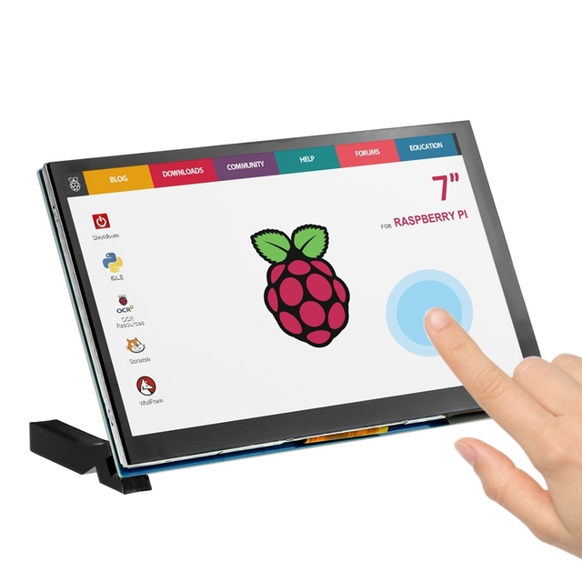 MIPI DSI Display 7'' Capacitive Touch 800*480 IPS TFT DSI LCD 7 inch Display for Raspberry Pi 4B/3B+/3B