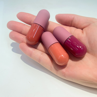 Marque privée 18 couleurs Gloss à lèvres mat hydratant longue durée Mini capsule Maquillage pour gloss à lèvres Rhod