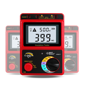 เครื่องวัดความต้านทานฉนวนสมาร์ท AR907+ ความทนทานสูง 1000V/1kV สำหรับทดสอบฉนวนของผลิตภัณฑ์ M E e R - Product Image 2