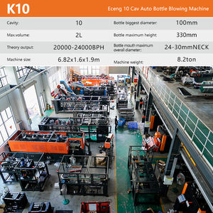 מכונת ניפוח בקבוקי פלסטיק אוטומטית לחלוטין בעלת 10 תאים, רב מכר, 24000 בקבוקים לשעה, מכונת ייצור בקבוקי PET - Product Image 2