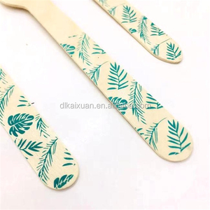Posate in legno biodegradabile Eco Friendly logo personalizzato monouso all'ingrosso - Product Image 2