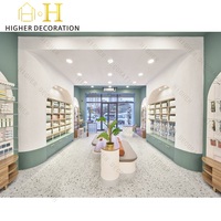 Décoration intérieure et vitrine de présentation pour boutique de parfums de luxe, personnalisation complète de la boutique, décoration de magasin de parfums