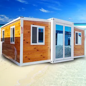 20ft 40ft custom designedhigh strength foldable expandable prefabricated modular folding portable container house