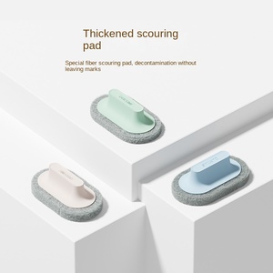 Multi-Purpose Handle Sponge Wipe Kitchen Bath <b>Pool</b> Cleaning Brush with Magic Decontamination - Product Image 1