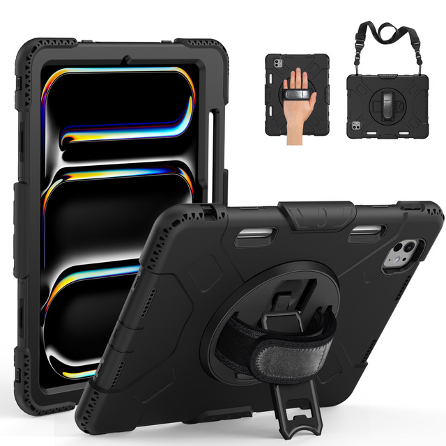 Shockproof Rugged Tab Custom Protective Heavy Duty Tablet Case Cover for Ipad Pro 11 Generation Case for 2024 Case