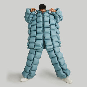 ディズニーフェザーセイルスタンドカラーパフィキルトデザインダウンジャケットハイウエストダウンジャケットセットファッションメンズ - Product Image 1