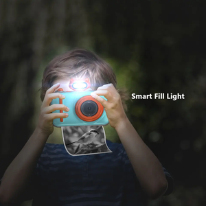 Caméra à impression instantanée pour enfants Selfie Kids Camera pour filles 1080P Video Digital Kids Camera avec dessin animé Pattern Design - Product Image 6