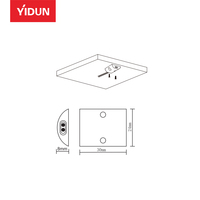 Interrupteur de contrôle de porte IR sans contact 12-24V 60W 5A, étanche, à détection de mouvement, pour armoires/placards, variateurs YD-MZS-07, garantie 2 ans