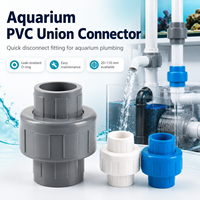 Connecteur de raccordement pour tuyau d'aquarium en plastique écologique Super Aquatic pour aquarium, dortoir, chambre, salon, bureau, modèle diamètre 20 mm