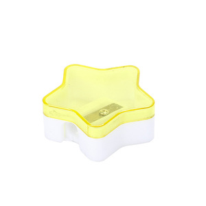MINI Sacapuntas de plástico para niños de regreso a la escuela esencial-<span class=keywords><strong>papelería</strong></span> portátil y de colores sacapuntas Manual - Product Image 6