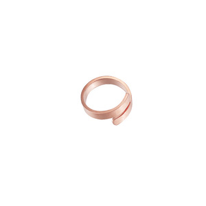 Stainless Steel Mirror DIY Open Smart Ring Blank Glossy Women Rings <strong>Custom</strong> Engraved Logo Ring for Men <strong>Jewelry</strong> Making <strong>Supplies</strong> - Product Image 6