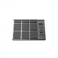 Batterie électronique compacte et portable Kehuixing ED02 pour enfants, niveau débutant, avec matériau PVC