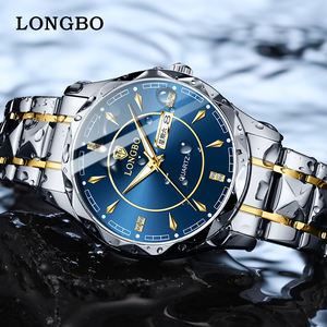 Quartz charme montre-bracelet de luxe pour hommes poignet marque de luxe en gros affaires décontractées montres en acier inoxydable étanche 3 atm - Product Image 2