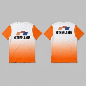 Camiseta de Fútbol Personalizada de Holanda con Tema Naranja, Sublimación de Alta Calidad para Clubes Deportivos - Product Image 1