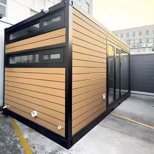 Case Prefabbricate di Lusso Moderne da 20ft e 40ft dalla Cina con Porte Scorrevoli in Vetro, Ideali <span class=keywords><strong>per</strong></span> Rifugi nel Cortile, Cabine <span class=keywords><strong>per</strong></span> Vacanze, Mini Case Prefabbricate - Product Image 2