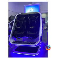 Máquina de simulación de realidad Virtual, simulador de vuelo, Arcade, parque de atracciones, deportes, movimiento 6dof 360 Vr