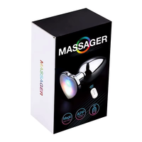 Queue de chien vibrante télécommandée, plug anal vibrant sans fil pour hommes