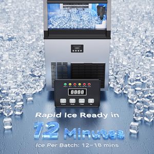Nouvelle machine à glaçons en blocs <span class=keywords><strong>Frigidaire</strong></span> pour comptoir, idéale pour les supermarchés, à moteur, économe en énergie, usage commercial, 40 kg - Product Image 6