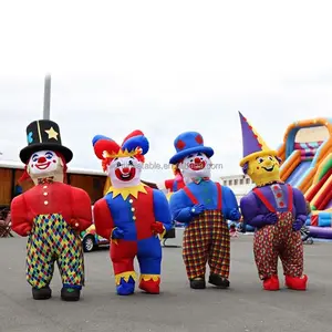 Clown mobile gonflable de publicité pour le parc L1254, personnalisé, promotion, marche