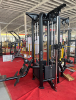 Máquina Multifuncional Comercial para Gimnasio de 4 y 8 Estaciones con Funciones de PULL DOWN y Remo Bajo