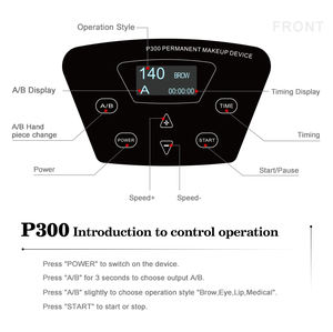 Étiquetage privé Biomaser P300 Kit de machine de maquillage permanent Alimentation de <span class=keywords><strong>tatouage</strong></span> Alimentation de <span class=keywords><strong>tatouage</strong></span> des sourcils Machine à perles noires - Product Image 2