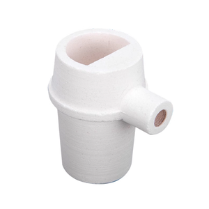 STA Dental Lab Kapuzen guss Quarz tiegel/Weiße Farbe Hoch temperatur ofen Gebraucht Dental Lab Tiegel - Product Image 2