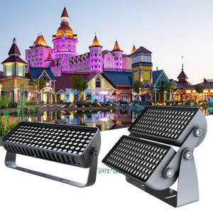 Alto brillo 150W Estadio deportivo LED Luz de inundación RGB CCT Proyecto de decoración de fachada con IP67 COB SMD Chips Cuerpo de lámpara de aluminio - Product Image 3