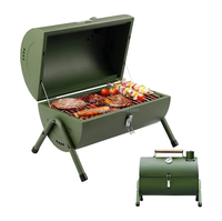Nouveau fumoir de barbecue extérieur de table de gril de charbon de bois portatif pour le camping