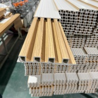 Panneaux muraux rainurés en composite bois-plastique imperméable 8 mm 10 mm 12 mm, revêtements muraux en PVC, panneaux muraux WPC