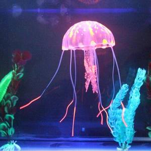 Venta de medusas brillantes de silicona de fábrica, medusas para acuario, pecera, decoración de acuario - Product Image 2